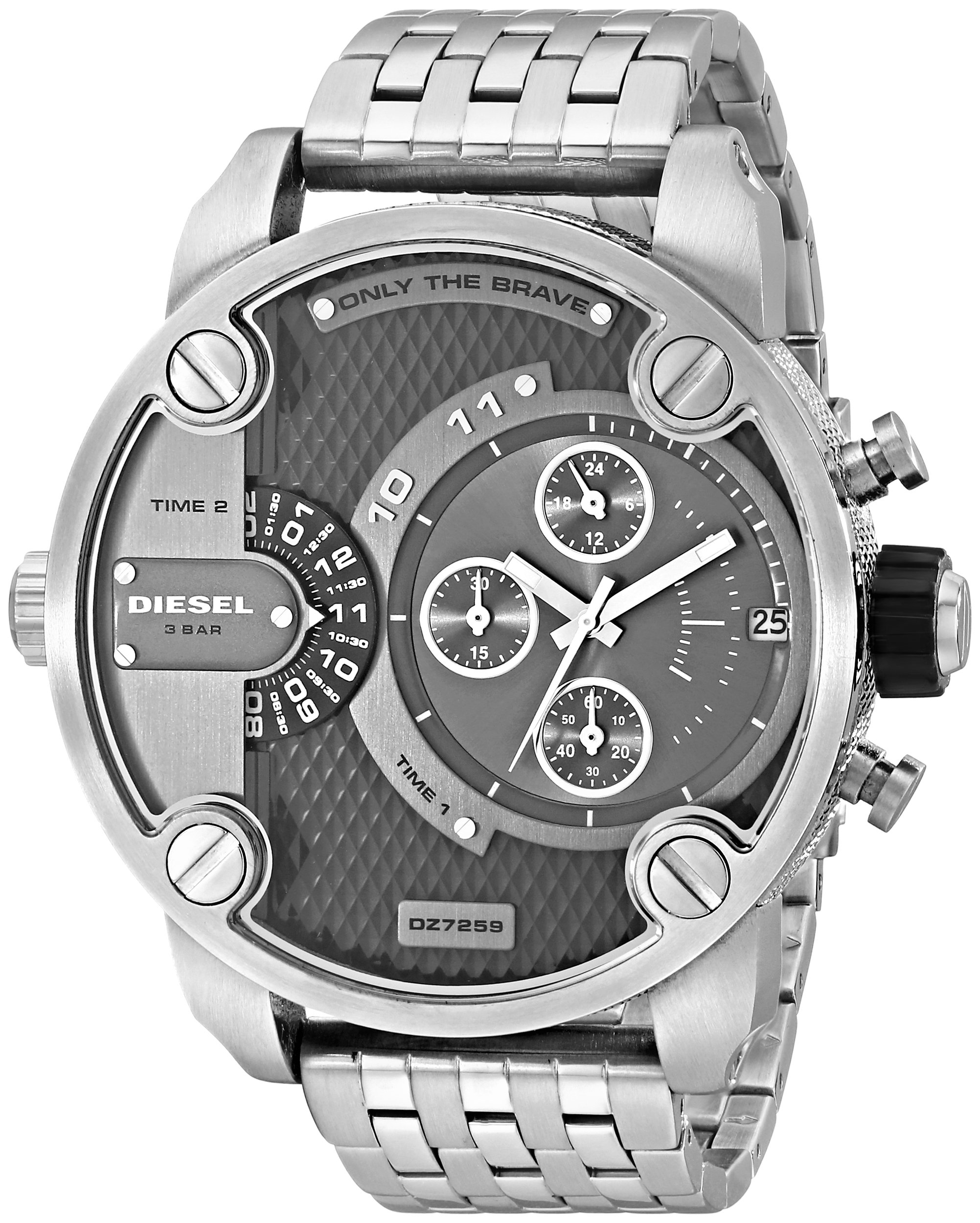 DIESEL デュアルタイム 腕時計 Amazon.co.jp: ディーゼル DIESEL デュアルタイム 腕時計 DZ7259